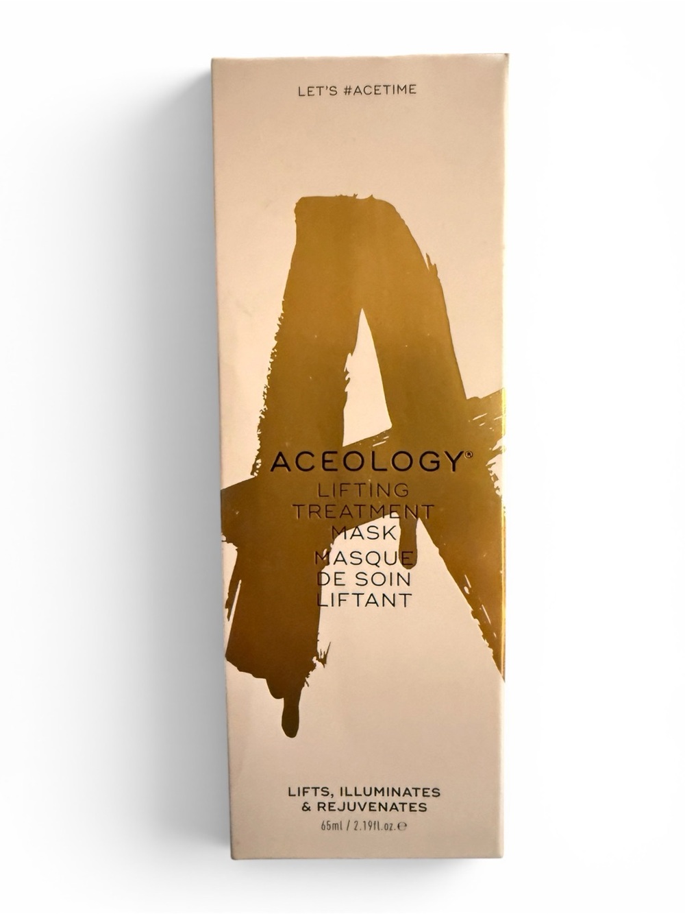 Aceology Lifting Treatment Mask — Gold/Beige
